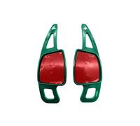 Car Shift Paddle for A4L A6L A7 A8 A6 2019 2020 2021 2022 Car Steering Wheel Paddle Shifter Sticker Accessories(Green)