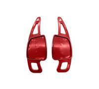 Car Shift Paddle for A4L A6L A7 A8 A6 2019 2020 2021 2022 Car Steering Wheel Paddle Shifter Sticker Accessories(Red)