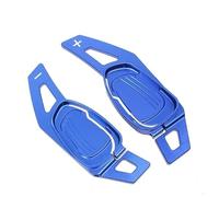 Car Shift Paddle for Audi A3 A4 A4L A5 A6 A7 A8 Q3 Q5 Q7 TT S3 R8 Red Silver Black Blue Aluminium DSG Car Steering Wheel Shift Paddle Shifter(Blue)