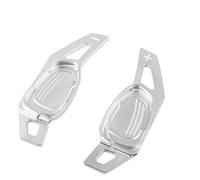 Car Shift Paddle for Audi A3 A4 A4L A5 A6 A7 A8 Q3 Q5 Q7 TT S3 R8 Red Silver Black Blue Aluminium DSG Car Steering Wheel Shift Paddle Shifter(Silver)