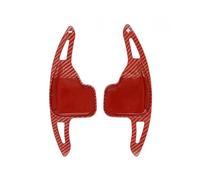 Car Shift Paddle For BMW F30 F31 F32 F10 F20 F22 F15 F16 X1 X3 X4 X5 X6 2pcs/lot ABS Car Steering Wheel Paddle Shifter Extension(Carbon Red)