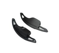 Car Shift Paddle for Camaro MK6 ZL1 LT1 RS SS 2016 2017 2018 Aluminum Steering Wheel Paddle Shifter Extension 2PCS/Pair(Black)