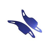 Car Shift Paddle for Camaro MK6 ZL1 LT1 RS SS 2016 2017 2018 Aluminum Steering Wheel Paddle Shifter Extension 2PCS/Pair(Blue)