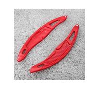 Car Shift Paddle for Cayenne Carrera 911 718 991 Spyder 918 Cayman 2016 2017 2018 2019 2020 2021 Car Steering Wheel Shift Paddle Extend Shifters(Carbon Fiber Red)
