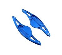 Car Shift Paddle for Genesis DH 2014 2015 2016 2017 Shift Paddle Gear Extender Shifter Aluminum Steering Wheel Extension Sticker(Blue)