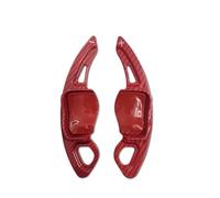 Car Shift Paddle for Golf 6 GTI MK6 GTI R Jetta MK5 Passat CC Polo Car Steering Wheel Paddle Extension Assistance Auto(Red Carbon)