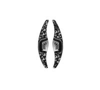 Car Shift Paddle for I40 2015 Sonata 2010 2011-2015 ABS Forged Pattern Auto Steering Wheel Shifter Extension Shift Paddle Trim Cover 2pcs