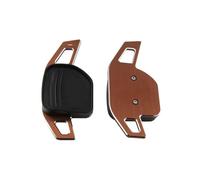Car Shift Paddle for Seat Leon Cupra 4F 5F MK3 MK4 Ibiza 6F Arona Ateca Leon ST Alhambra Aluminum Steering Wheel ABS Paddle Shift(Brown)