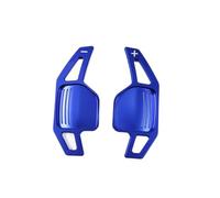 Car Shift Paddle for TT MK2 8J A5 S5 A4 B8 A3 S3 8P Q5 8R Q7 A6 C6 R8 Sline 2005 2006 2007 2008-2011 Car Steering Wheel Shift Paddle Extension Stickers(Blue)