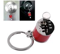 Car Shifter Keyring, Multicolor Creative Auto Gear Shifter Model Keychain Metal Alloy Car Shift Shaped Key Rings for Car Enthusiasts