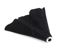 Car Shifter Lever, Lever Dust Cover Boot Gaiter Interior Gear Stick Head Suede Universal for Most VehiclesBlue Stitching with Dirt-Proof Vehicles Cover (C (blue line))