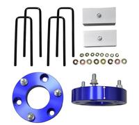 Car Shock Absorbers Front And Rear Leveling Lift Up Kits For Toyota For Hilux For Vigo 2004-2019 Spacers Coil Strut Spring Shocks Raise Car Air Suspensions(F 25MM R 51MM)