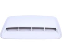 Car side air vent Car Air Intakes White Car Hood Vent(Style 1)
