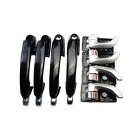 Car Side Door Handle For Hyundai For Tucson 2006-2009 2.0L 2.7L Outside Door Handle Front Rear Left Right Driver Passenger Car Door Handle(Silver Kit)