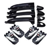 Car Side Door Handle For Kia For Spectra For Cerato 1.8L 2.0L 2004-2009 8pcs Outside & Inside Front Rear Left Right Car Door Handle Kit Car Door Handle(Chrome)