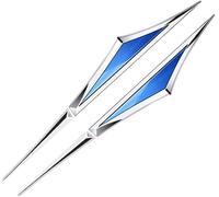 Car Side Fender Emblem for Suzuki Vitara Logo 2015-2021 | Exterior Door Trim Badge Sticker Metal Blade Decal Air Wing Body Molding Accessories 2Pcs