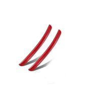 Car Side Fender Vent Air Flow Spoile Soft Car Fender Arch Sticker Vents Protector Cover Mud Flaps Anti Collision Car Accessories(Red 2pcs)