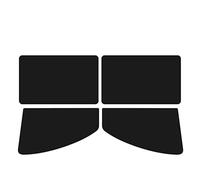 Car Side Front Rear Window Mesh Curtain Protector Cover Auto Accessories Magnetic Sunshade Summer UV Protection Sunshade Wrap Cover Kit(Front Rear 4pcs)