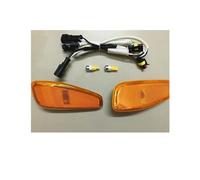 Car Side Lights For Jeep For Renegade BU 2014 2015 2016 2017 2x Repeater Reflection Warning Front Side Marker Fender Lights Turn Signal Lamp Side Indicator Light(Yellow)