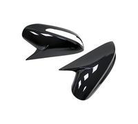 Car Side Mirror Cap Cover For Hyundai For Sonata 8th 2011-2014 Door Exterior Wing Rearview Protector Housing Shell front door mirror protective housing(Bright black)
