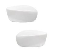 Car Side Mirror Cap Fits for ACCORD 2008 2009 2010 2011 2012 Side Mirror Door Rear View Mirror Shell Cover Cap Shell 76251TA0A01ZB(Storm silver RH)(RH and LH white)