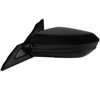Car Side Mirror Caps Cover For Civic 2016-2020 Mirrors Glass Assembly Cover Frame Lens Auto Folding(Black,L)