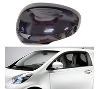 Car Side Mirror Cover Cap for Toyota IQ 2009-2015, Replacement Wing Mirror Housing,A Black-Left