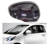 Car Side Mirror Cover Cap for Toyota IQ 2009-2015, Replacement Wing Mirror Housing,B Black-Right