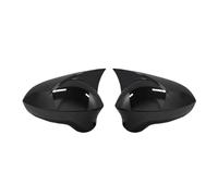 Car Side Mirror Cover Rearview Caps For Seat For Leon MK2 1P For Ibiza MK4 6J For Exeo 3R Accessories(Black)