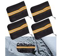 Car Side Mirror Covers,420D Auto Rearview Protection, 4 Pieces Waterproof Vehicle Snow Frost Guard View Exterior Rear View Accessories with Drawstrings