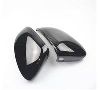 Car Side Mirror Covers Caps W/Lane Assist For Golf 8 MK8 R GTI RLine 2020-2023 For ID.3 2019-2023(Glossy Black)