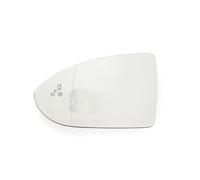 Car Side Mirror Glass Compatible With Vw For Golf 7 Mk7 Vii 2012-2021 Car Warning Blind Spot Wide Angle Heated Mirror Glass 5G0857521M,5G0857522M(Left)