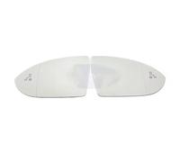 Car Side Mirror Glass Compatible With Vw For Golf 7 Mk7 Vii 2012-2021 Car Warning Blind Spot Wide Angle Heated Mirror Glass 5G0857521M,5G0857522M(Left and Right)
