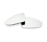 Car Side Mirror Glass Compatible With Vw For Golf Vii 7 2013-2020 5G0857521,5G0857522 Wide Angle Heated Side Car Mirror Glass With Blind Spot Mirror Glasses(A Pair Wide Angle)