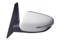 Car Side Mirror Rearview Assembly With Electric Folding Heating For Kia For Carens 2013-2018(Left White,8 Wire)