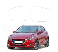 Car Side Mirror Replacement Glass, Compatible with Mazda 2 2015-2019, Exterior Mirrors Glass Lens Door Mirror Glass Auto Parts, Heated-Right