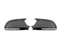 Car Side Rear View Mirror Cap Cover For A4 S4 A5 S5 B8 8K A6 S6 4F C6 A8 S8 D3 Q3 SQ3 2012-2015 A3 8P(Bright black)