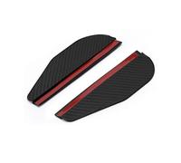 Car Side Rear View Mirror Rain Eyebrow Visor Carbon Fiber Look Sun Shade Snow Guard Weather Shield Cover Auto Accessories 2pcs Car rain eyebrows