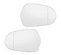 Car Side Rearview Mirror Glass Wide Angle Convex For A6 C7 C7.5 S6 4G 2012 2013 2014 2015 2016 2017 2018 IENQBVL(Left and Right)
