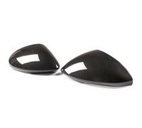 Car Side Rearview Mirror Housing Cover Carbon Fiber Style For Alfa Romeo Stelvio 2017-2020 Rearview Mirror Cover