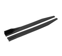 Car Side Skirt, 2pcs Car Side Skirt Splitter Lip Winglet Diffuser Universal 120cm/47.2in Glossy Black