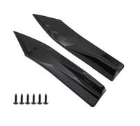 Car Side Skirt 2piece Rear Bumper Lip Wrap Angle Diffuser Splitter Canard Spoiler For BMW 4 Series F32 F33 F36 G22 G23 G26 2014-on(Black)