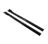 Car Side Skirt Adjustable Bumper Carbon Fiber Modifiedextension Rocker Plate Lip，Compatible For Kia Ford Mazda BMW(New Glossy Black218)