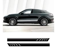 Car Side Skirt Body Under Strips Decal Stickers Vinyl Door Side Stickers, For P=orsche C=ayenne Car Styling Accessories