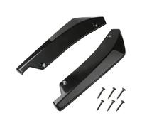 Car Side Skirt Car Bumper Front And Rear Lip Universal Spoilercorn Diffuser Splitter Fender Scratch Protector Side Skirt Extension Extension Rocker Panel (Black)