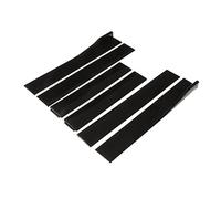 Car Side Skirt Car Side Skirts 2.2m Glossy Black Rocker Panel Exterior Lower Bottom Line Extensions Splitter Lip Diffusers