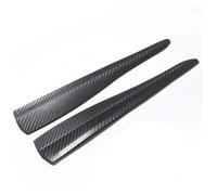 Car Side Skirt Edge Bumper Sticker Moulding Anti-scratch Strip Front Collision Bar Black Step Side Skirt Extension Lip