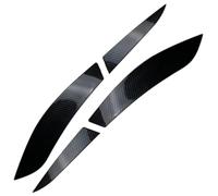 Car Side Skirt Fin Auto Body Pair Car Rear Spoiler Headlight Eyebrow Eyelid Cover Trim Head Light HeadLamp Stickers for VW For Golf 6 MK6 2008-2013