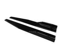 Car Side Skirt For Cadillac Series XTS XT5 ATS CT6 CT4 75cm Universal Bumper Diffuser Spoiler Aprons Wings Protection Side Skirt Extension(Gloss black)