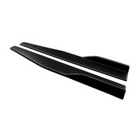 Car Side Skirt For Fit 2009-2022 Bumper Diffuser Spoiler Aprons Wings Extensions 75cm ABS Replacement Parts(Matte Black)